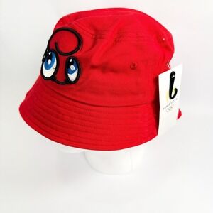 Paris 2024‎ Olympic Mascot Phryge Red Bucket Hat Youth NWT Embroidered Official